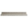 Pack 4 Uds Estantes De Pared | Estante Flotante | Repisa De Pared Gris Hormigón 40x9x3 Cm Cfw762035