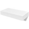 Pack 2 Uds Estantes De Pared | Estante Flotante | Repisa De Pared Con Cajones Blanco 48 Cm Cfw762109