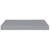 Pack 2 Uds Estantes De Pared | Estante Flotante | Repisa De Pared Mdf Gris 50x23x3,8 Cm Cfw762182