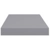 Pack 2 Uds Estantes De Pared | Estante Flotante | Repisa De Pared Mdf Gris 50x23x3,8 Cm Cfw762182