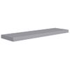 Pack 2 Uds Estantes De Pared | Estante Flotante | Repisa De Pared Mdf Gris 90x23,5x3,8 Cm Cfw762184