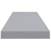 Pack 2 Uds Estantes De Pared | Estante Flotante | Repisa De Pared Mdf Gris 90x23,5x3,8 Cm Cfw762184