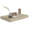 Pack 2 Uds Estantes De Pared | Estante Flotante | Repisa De Pared Mdf Roble 40x23x3,8 Cm Cfw762196