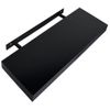 Pack 2 Uds Estantes De Pared | Estante Flotante | Repisa De Pared Negro 40x20x3,8 Cm Cfw762202