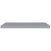 Pack 4 Uds Estantes De Pared | Estante Flotante | Repisa De Pared Mdf Gris 90x23,5x3,8 Cm Cfw762219