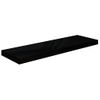 Pack 4 Uds Estantes Pared | Estante Flotante | Repisa De Pared Negro Brillo Mdf 80x23,5x3,8 Cm Cfw762257