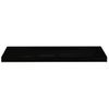 Pack 4 Uds Estantes Pared | Estante Flotante | Repisa De Pared Negro Brillo Mdf 80x23,5x3,8 Cm Cfw762257