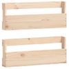 Pack 2 Uds Estantes Para Zapatos De Pared | Estante Flotante | Repisa De Pared Madera De Pino 59x9x23 Cm Cfw762273