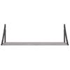 Pack 2 Uds Estantes Pared | Estante Flotante | Repisa De Pared Madera Ingeniería Gris Sonoma 80x25x25,5cm Cfw762283