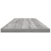 Pack 4 Uds Estantes Pared | Estante Flotante | Repisa De Pared Madera Ingeniería Gris Sonoma 100x20x1,5cm Cfw762295