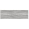 Pack 4 Uds Estantes Pared | Estante Flotante | Repisa De Pared Madera Ingeniería Gris Sonoma 100x30x1,5cm Cfw762296