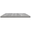 Pack 4 Uds Estantes Pared | Estante Flotante | Repisa De Pared Madera Ingeniería Gris Sonoma 60x30x1,5 Cm Cfw762305