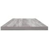 Pack 4 Uds Estantes Pared | Estante Flotante | Repisa De Pared Madera Ingeniería Gris Sonoma 80x20x1,5 Cm Cfw762309