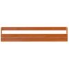 Pack 2 Uds Estantes Zapatos Pared | Estante Flotante | Repisa De Pared Madera Pino Marrón 110x8,5x23,5 Cm Cfw762374