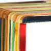 Set Pack 3 Uds Estantería De Pared | Estante Flotante | Repisa De Pared Teca Maciza Reciclada Multicolor Cfw789548