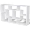 Estanteria | Librería Industrial | Estante Suspendida Con 8 Compartimentos Blanco Cfw761330