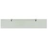 Pack 2 Uds Estantes Pared | Estante Flotante | Repisa De Pareds Vidrio 8 Mm 100x20 Cm Cfw762127