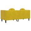 Sofá Con Cojines 2 Plazas | Sofá De Salón | Sofá De Descanso Terciopelo Amarillo Cfw66091