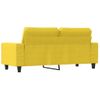 Sofá De 2 Plazas | Sofá De Salón | Sofá De Descanso De Tela Amarillo Claro 140 Cm Cfw58781