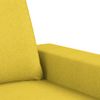 Sofá De 2 Plazas | Sofá De Salón | Sofá De Descanso De Tela Amarillo Claro 140 Cm Cfw58781