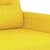 Sofá De 3 Plazas | Sofá De Salón | Sofá De Descanso De Tela Amarillo Claro 180 Cm Cfw17480