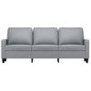 Sofá De 3 Plazas | Sofá De Salón | Sofá De Descanso De Tela Gris Claro 180 Cm Cfw28175