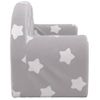 Sofá De Niños De 2 Plazas | Sofá De Salón | Sofá De Descanso Felpa Suave Gris Claro Con Estrellas Cfw49897