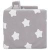 Sofá De Niños De 2 Plazas | Sofá De Salón | Sofá De Descanso Felpa Suave Gris Claro Con Estrellas Cfw48798