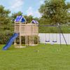 Parque Infantil | Área De Juegos De Exterior De Madera Maciza De Pino Cfw782730