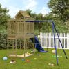 Parque Infantil | Área De Juegos De Exterior Madera De Pino Impregnada Cfw782852