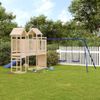 Parque Infantil | Área De Juegos De Exterior Madera Maciza De Pino Cfw782987