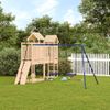 Parque Infantil | Área De Juegos De Exterior Madera Maciza De Pino Cfw783056