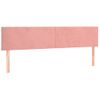 Cama Doble | Cama Para Adultos | Cama Box Spring Con Colchón Terciopelo Rosa 200x200 Cm Cfw2864930