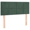 Cama Individual | Cama Para Adultos | Cama Box Spring Con Colchón Terciopelo Verde Oscuro 80x200 Cm Cfw6645710