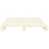 Cama Doble | Cama Para Adultos | Estructura De Cama De Palés Madera Maciza De Pino 180x200 Cm Cfw5918406