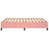 Cama Doble | Cama Para Adultos | Estructura De Cama De Terciopelo Rosa 140x200 Cm Cfw5821327