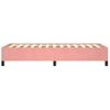 Cama Individual | Cama Para Adultos | Estructura De Cama De Terciopelo Rosa 90x190 Cm Cfw7198210