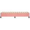 Cama Individual | Cama Para Adultos | Estructura De Cama De Terciopelo Rosa 90x190 Cm Cfw9050641