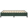 Cama Doble | Cama Para Adultos | Estructura De Cama De Terciopelo Verde 140x200 Cm Cfw4723092