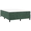 Cama Doble | Cama Para Adultos | Estructura De Cama De Terciopelo Verde 140x200 Cm Cfw1777938