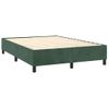 Cama Doble | Cama Para Adultos | Estructura De Cama De Terciopelo Verde 140x200 Cm Cfw1777938