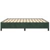 Cama Doble | Cama Para Adultos | Estructura De Cama De Terciopelo Verde 160x200 Cm Cfw1905025