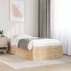 Cama Individual | Cama Para Adultos | Estructura De Cama Madera Maciza De Pino 75x190 Cm Cfw3261685