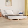 Cama Individual | Cama Para Adultos | Estructura De Cama Madera Maciza De Pino 75x190 Cm Cfw9446895