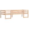 Cama Individual | Estructura De Cama Para Niños Madera Maciza De Pino 75x190 Cm Cfw8918640