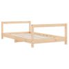 Cama Individual | Estructura De Cama Para Niños Madera Maciza De Pino 80x160 Cm Cfw1572449