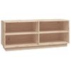 Zapatero | Mueble Zapato Moderno | Armario Zapatero De Madera Maciza De Pino 110x34x45 Cm Cfw5648428