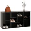 Banco Zapatero | Mueble Zapato Moderno | Armario Zapatero De Madera Contrachapada Negro 103x30x54,5 Cm Cfw2653425