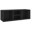 Banco Interior | Banco Zapatero De Madera Contrachapada Negro 105x35x35 Cm Cfw4980537