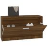 Banco Interior | Banco Zapatero Madera Contrachapada Marrón Roble 80x24x45 Cm Cfw2245846